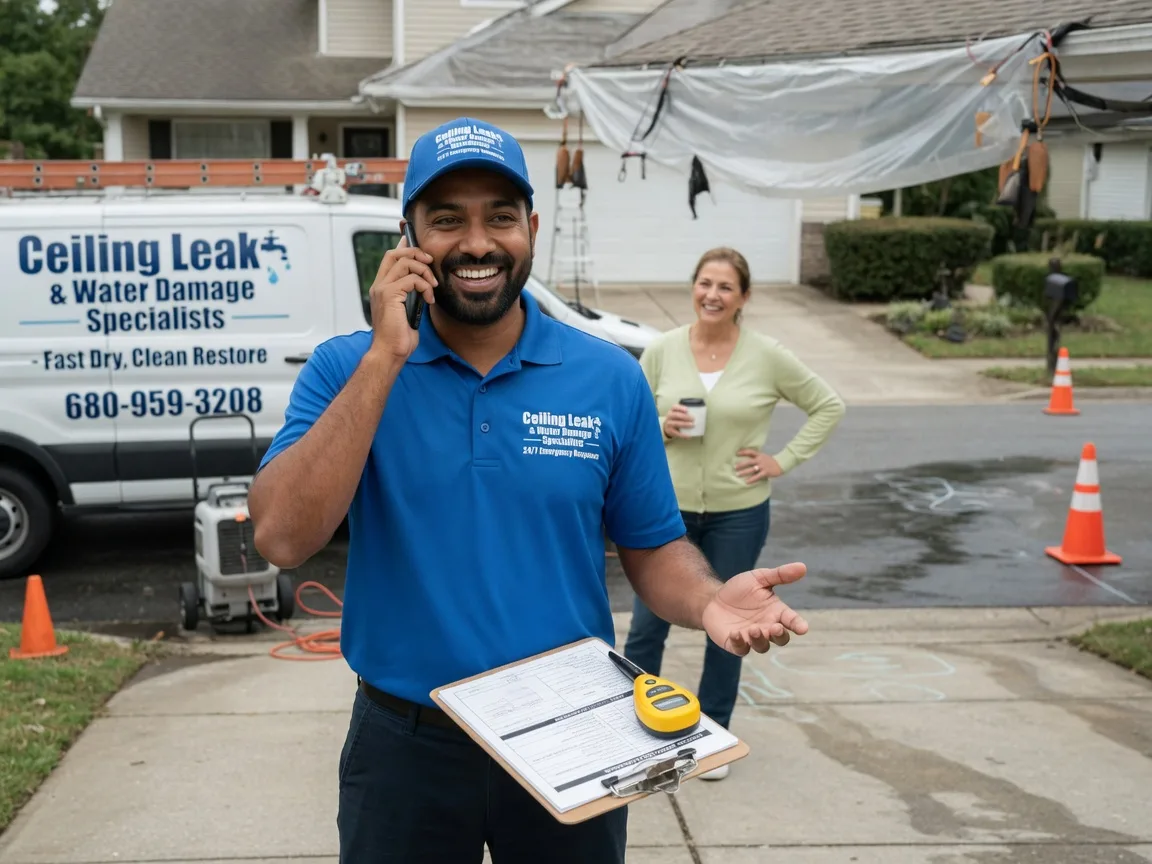 Ceiling Leak Cleanup Pomona, MO FAQs
